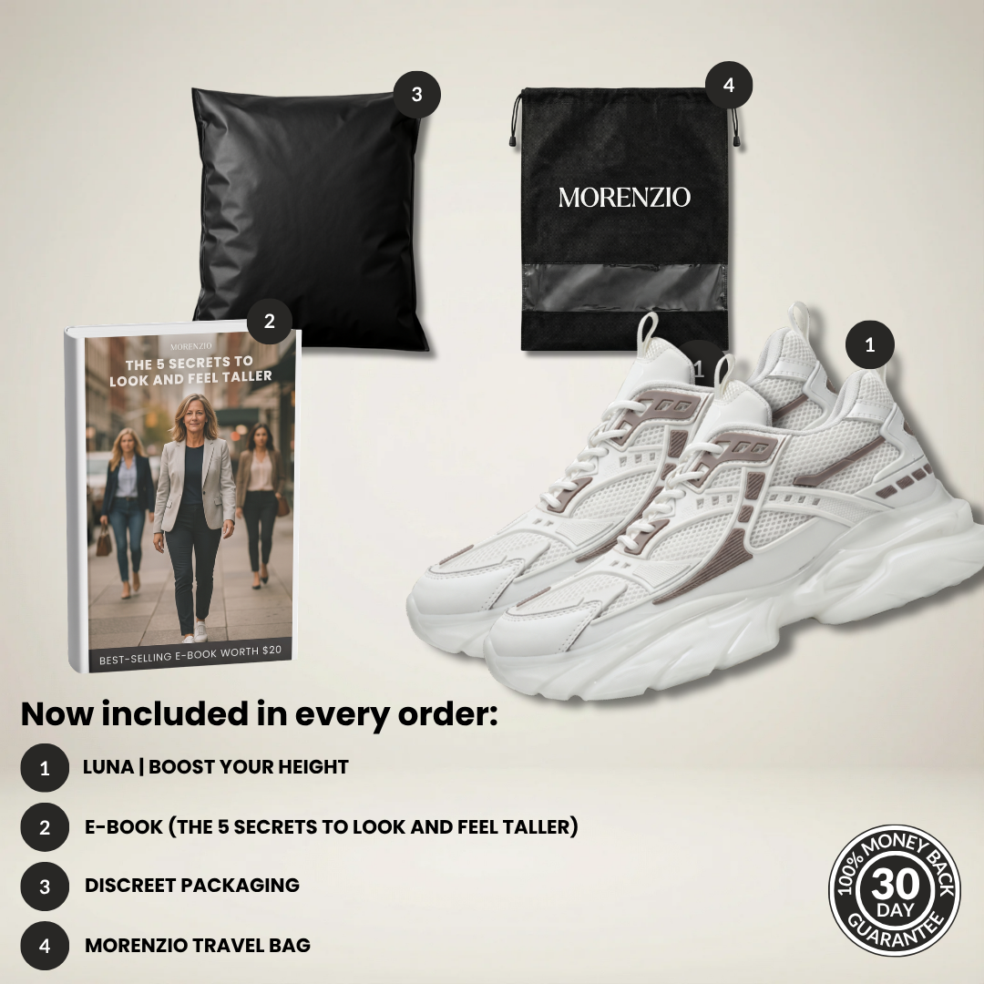 Luna | Boost your height (+2.4” +3.1” +3.9”)