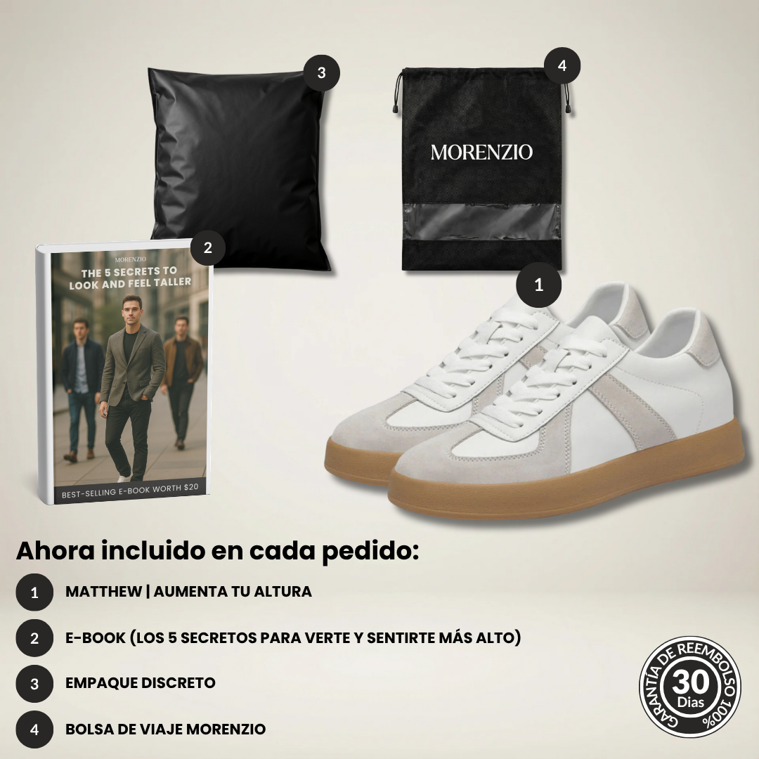 Matthew | Aumenta tu altura (+6 cm +8 cm)