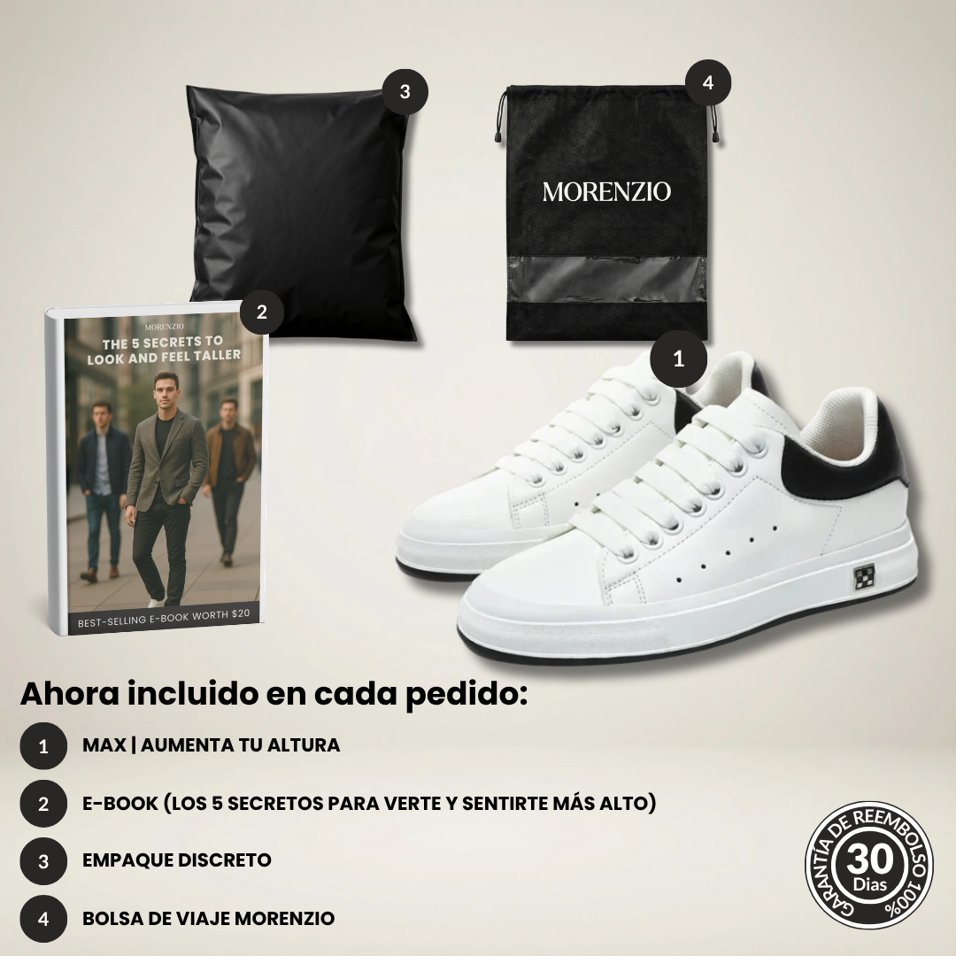 Max | Aumenta tu altura (+6 cm +8 cm)