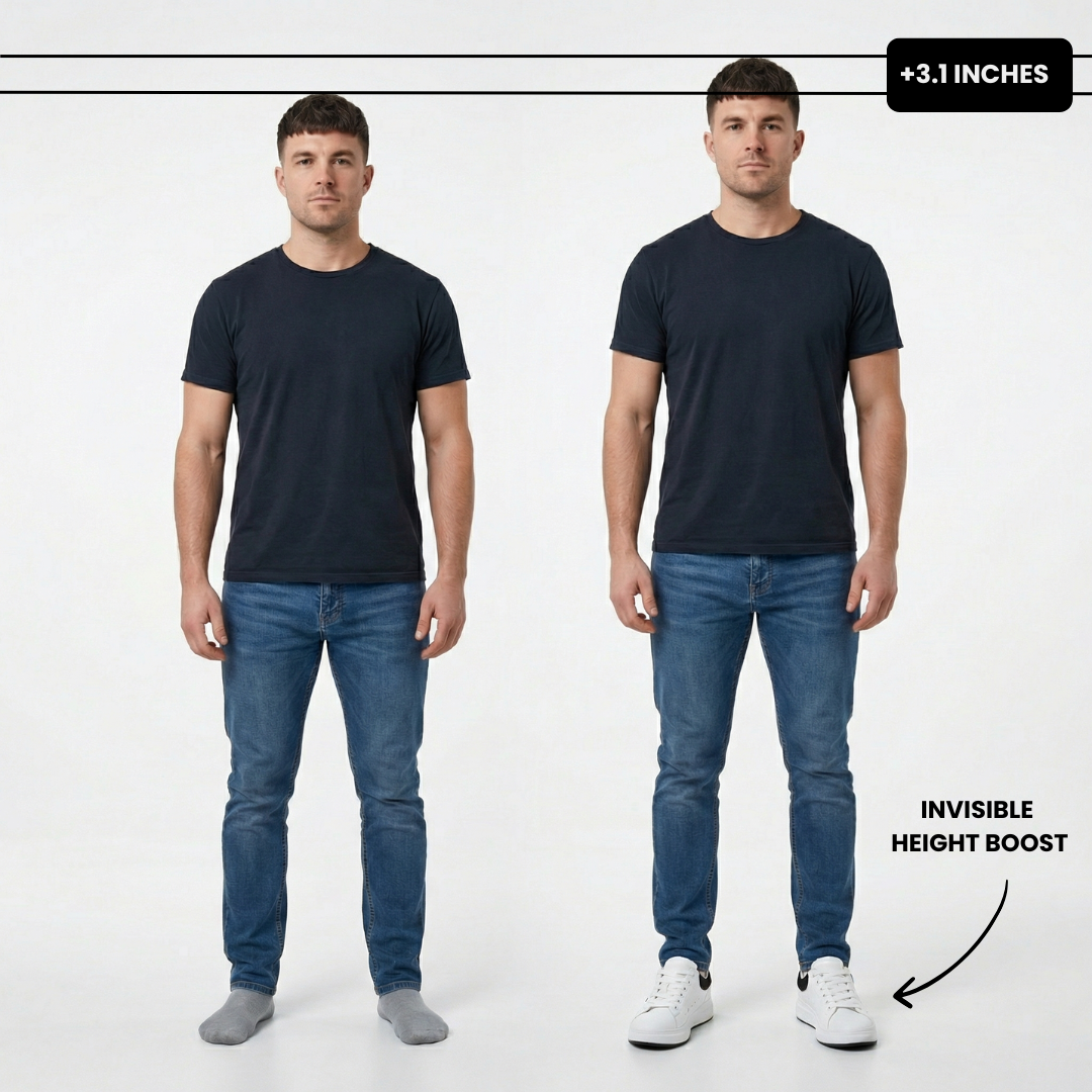 Max | Boost your height (+2.4" +3.1”)