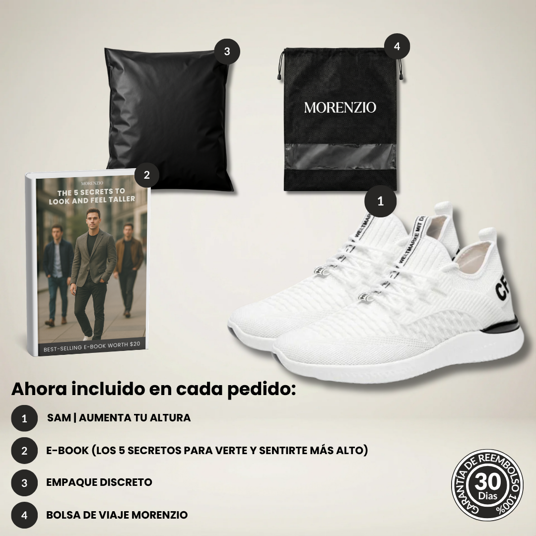 Sam | Aumenta tu altura (+6 cm +8 cm +10 cm)