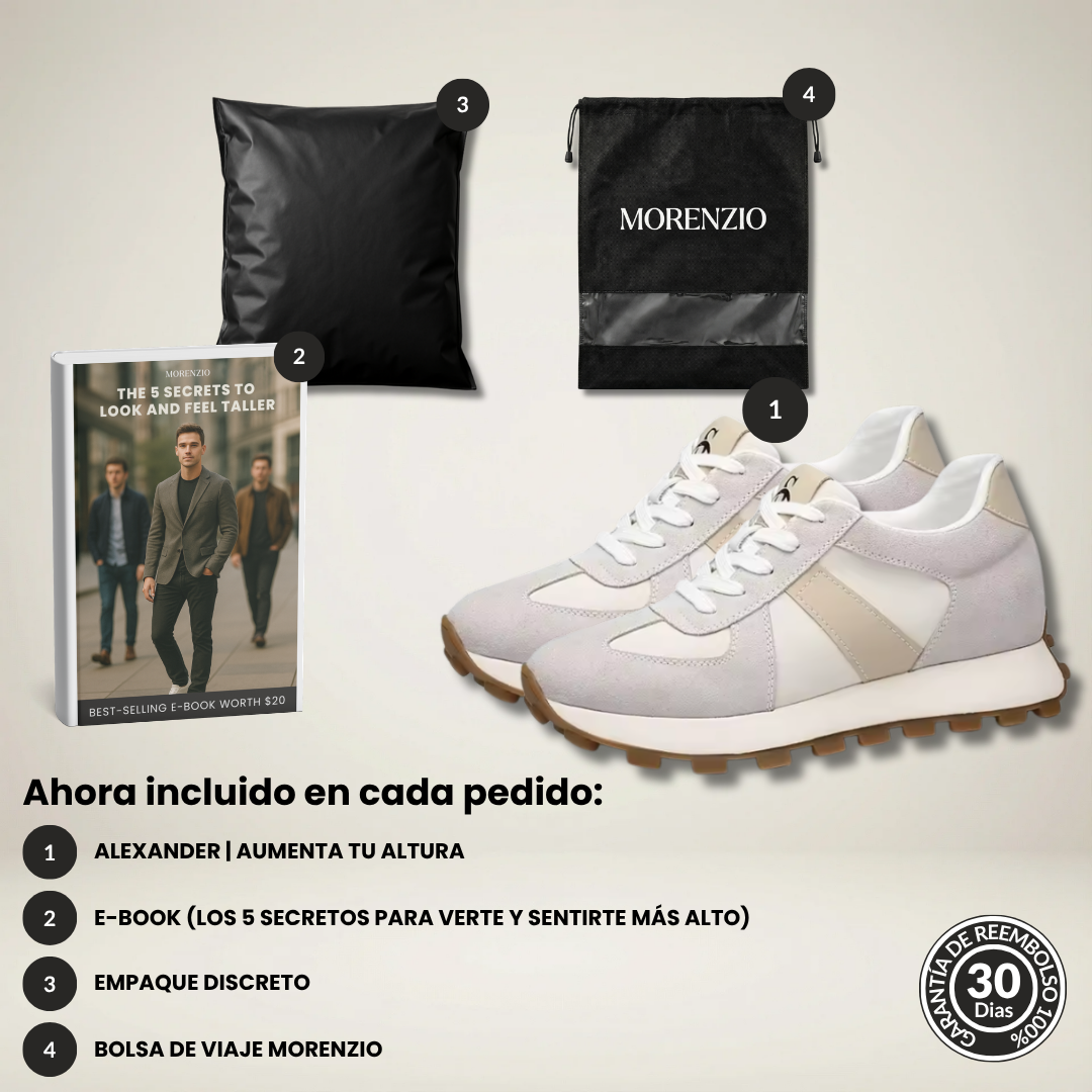 Alexander | Aumenta tu altura (+6 cm +8 cm)