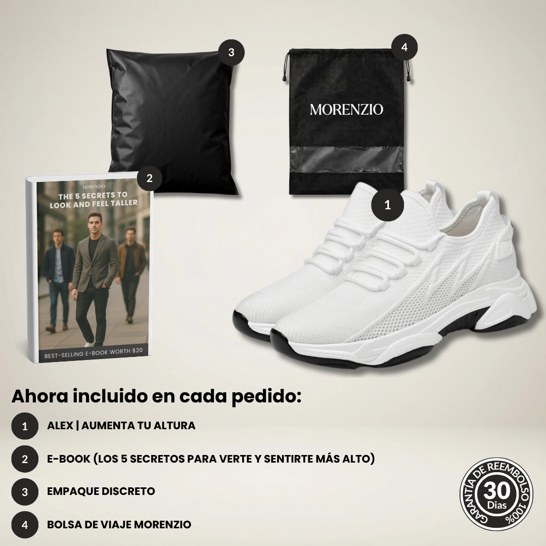 Alex | Aumenta tu altura (+6 cm +8 cm +10 cm)