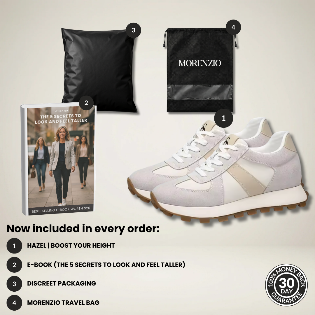 Hazel | Boost your height (+2.4” +3.1”)
