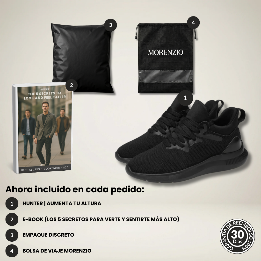 Hunter | Aumenta tu altura (+6 cm +8 cm)