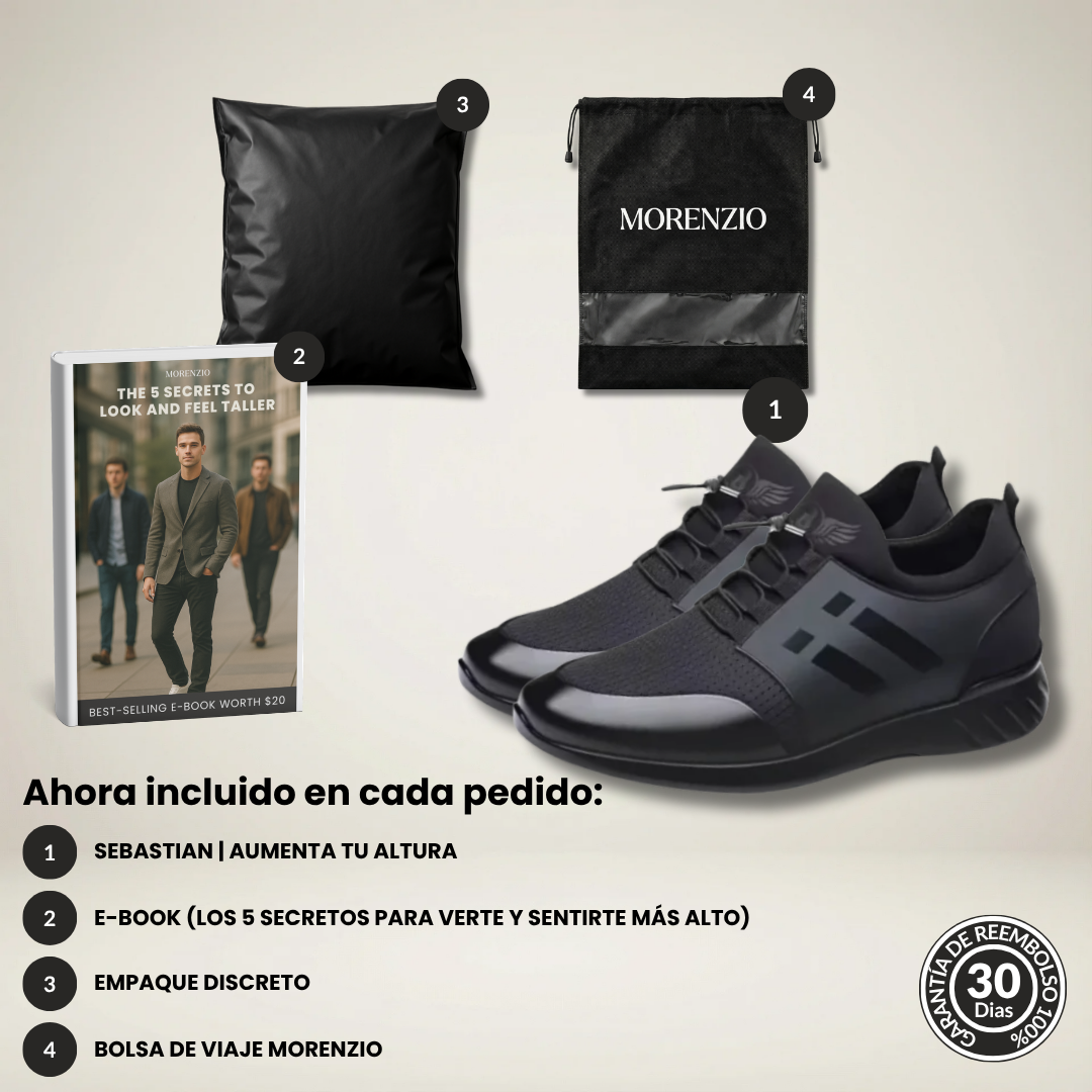 Sebastian | Aumenta tu altura (+6 cm +8 cm)